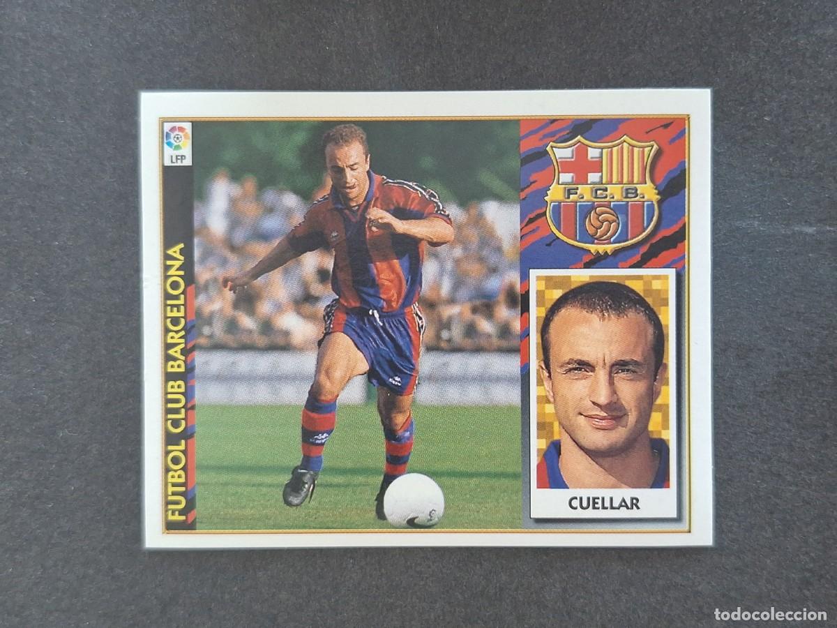Cartes &agrave; collectionner de Football: L4 CUELLAR F. C. BARCELONA LIGA ESTE 1997 1998 97 98 NUNCA PEGADO SIN PEGAR