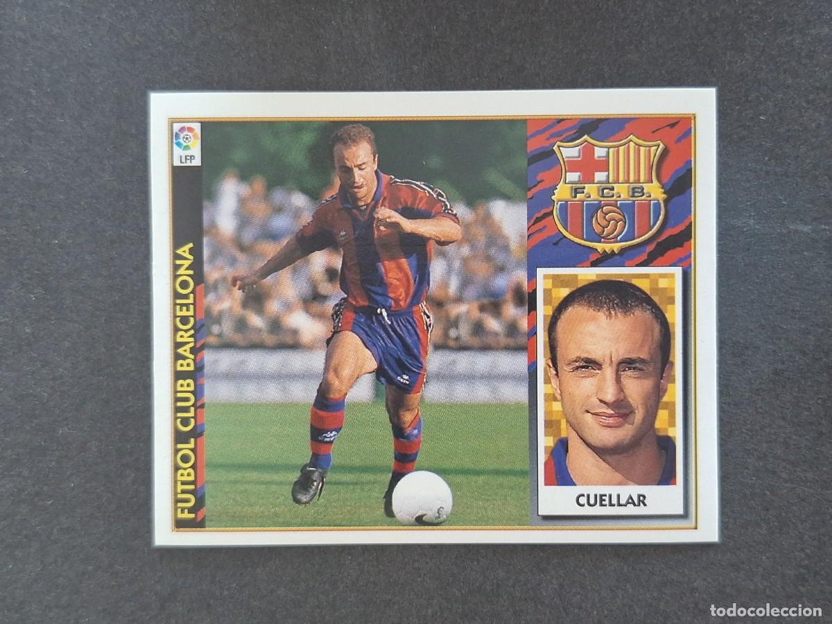 Cartes &agrave; collectionner de Football: L4 CUELLAR F. C. BARCELONA LIGA ESTE 1997 1998 97 98 NUNCA PEGADO SIN PEGAR