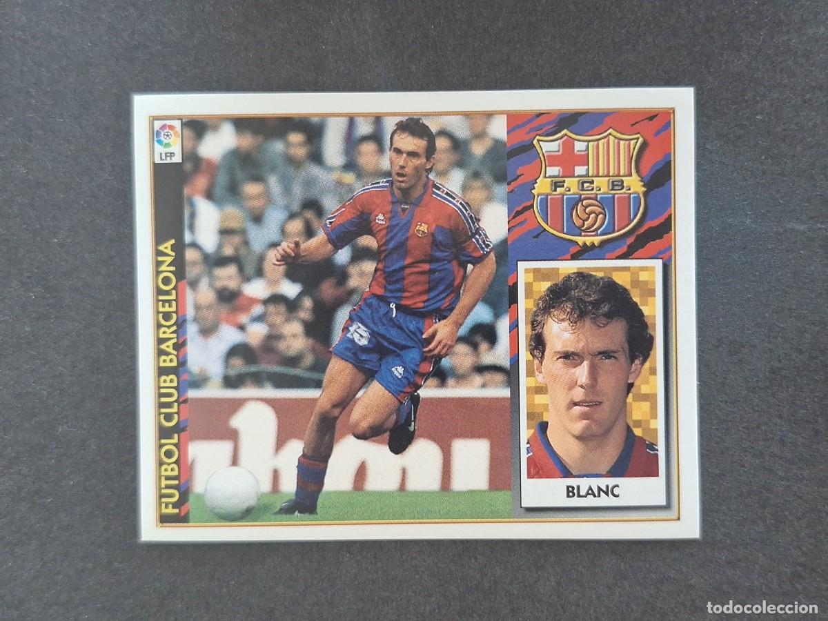 Cromos de f&uacute;tbol: L4 BLANC F. C. BARCELONA LIGA ESTE 1997 1998 97 98 NUNCA PEGADO SIN PEGAR
