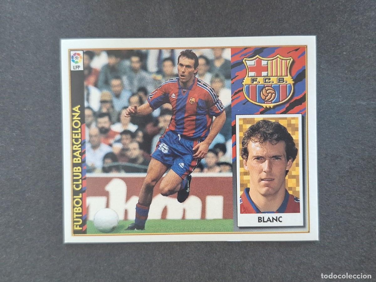 Cromos de f&uacute;tbol: L4 BLANC F. C. BARCELONA LIGA ESTE 1997 1998 97 98 NUNCA PEGADO SIN PEGAR