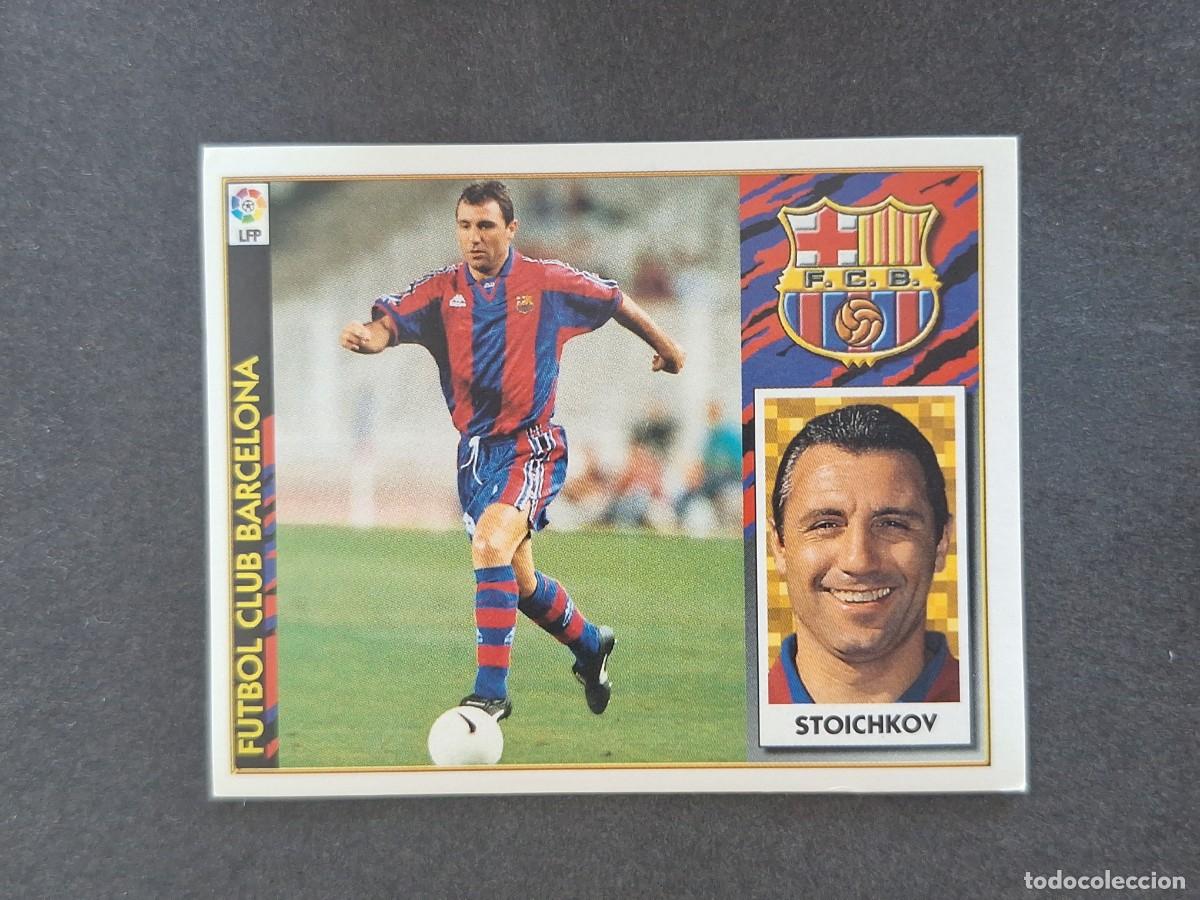 Cromos de f&uacute;tbol: L4 STOICHKOV F. C. BARCELONA LIGA ESTE 1997 1998 97 98 NUNCA PEGADO SIN PEGAR