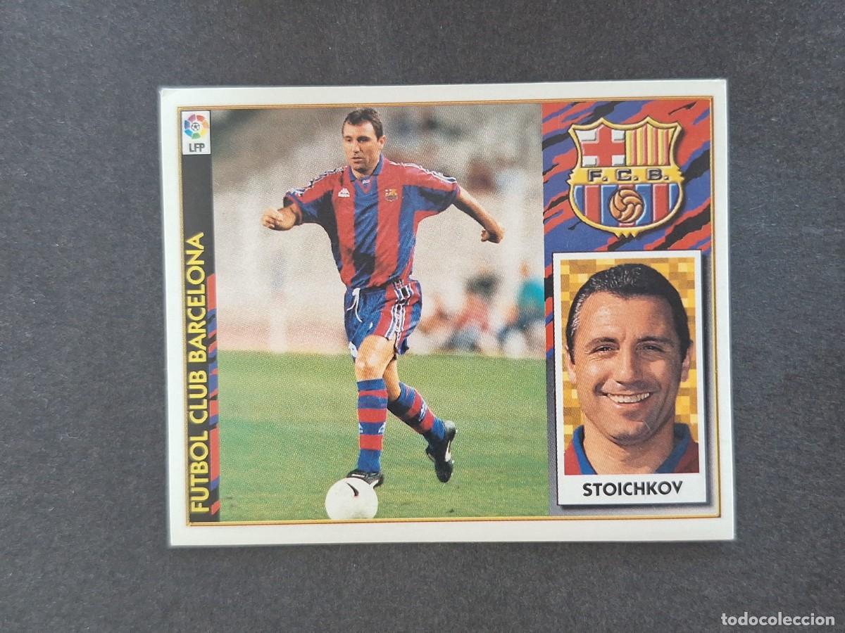 Fu&szlig;ball-Sticker: L4 STOICHKOV F. C. BARCELONA LIGA ESTE 1997 1998 97 98 NUNCA PEGADO SIN PEGAR