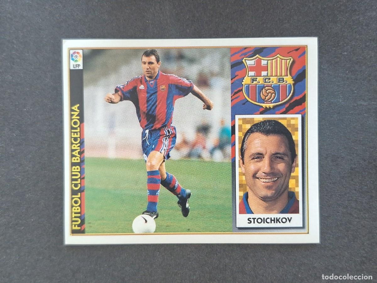 Fu&szlig;ball-Sticker: L4 STOICHKOV F. C. BARCELONA LIGA ESTE 1997 1998 97 98 NUNCA PEGADO SIN PEGAR