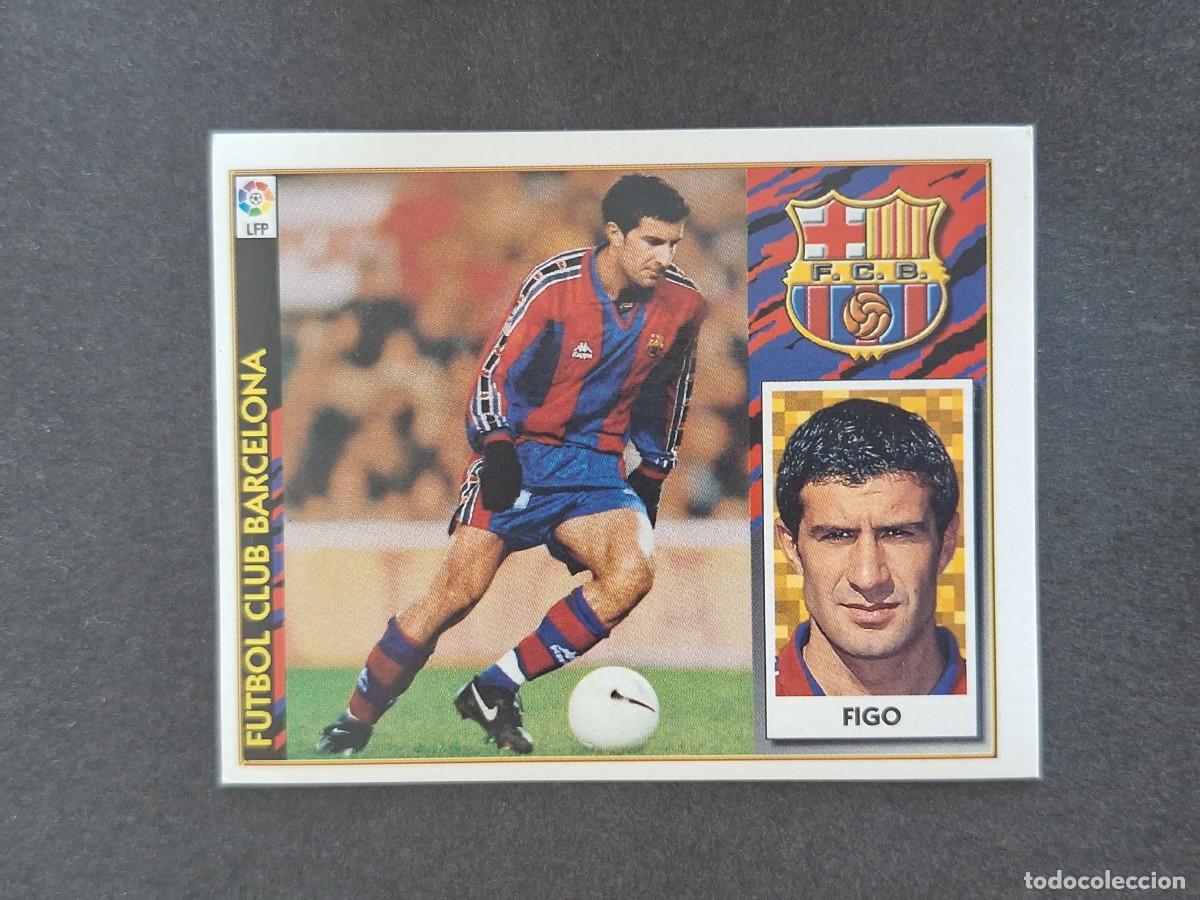 Fu&szlig;ball-Sticker: L4 FIGO F. C. BARCELONA LIGA ESTE 1997 1998 97 98 NUNCA PEGADO SIN PEGAR