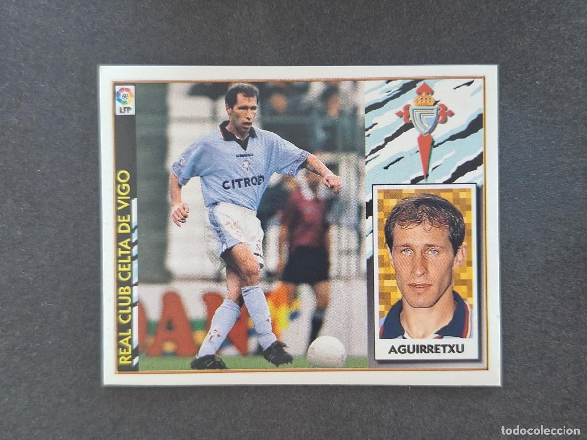Football Stickers: L4 AGUIRRETXU CELTA DE VIGO LIGA ESTE 1997 1998 97 98 NUNCA PEGADO SIN PEGAR