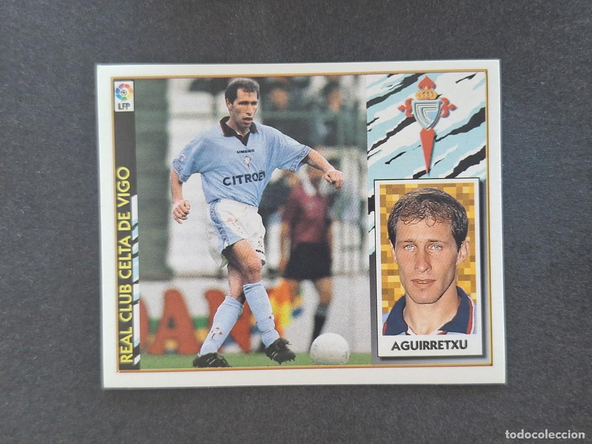 Football Stickers: L4 AGUIRRETXU CELTA DE VIGO LIGA ESTE 1997 1998 97 98 NUNCA PEGADO SIN PEGAR