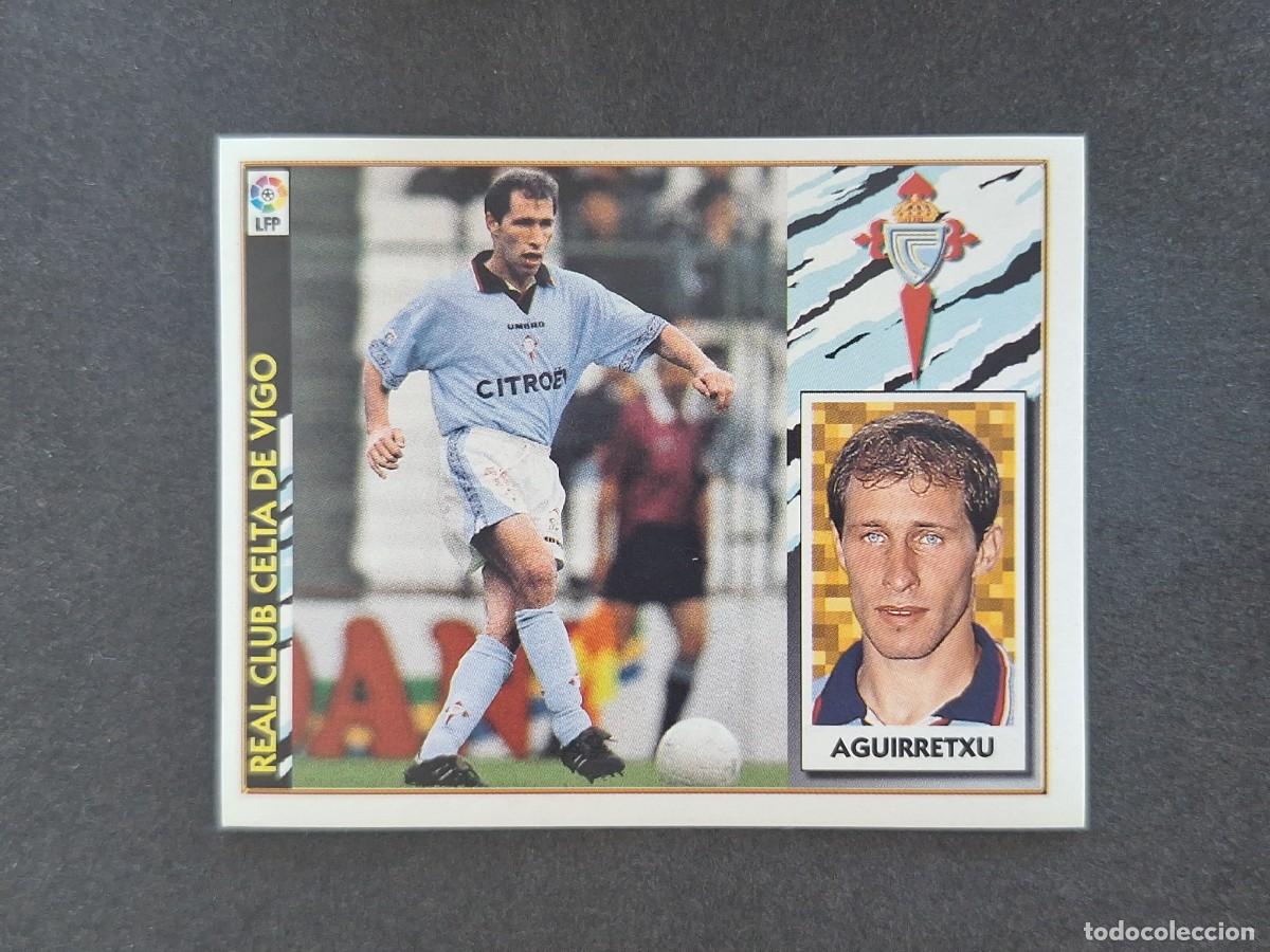 Football Stickers: L4 AGUIRRETXU CELTA DE VIGO LIGA ESTE 1997 1998 97 98 NUNCA PEGADO SIN PEGAR