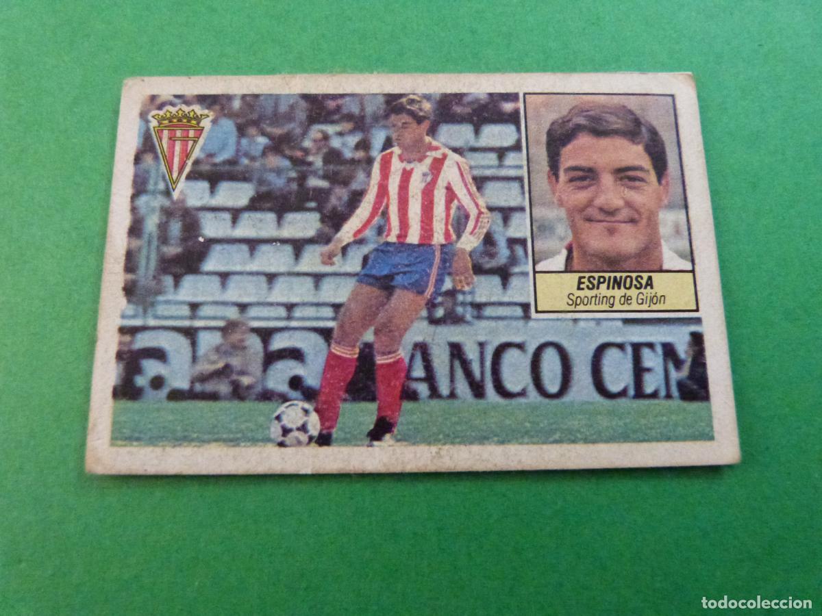 Cromos de Futebol: CROMO FUTBOL ESPINOSA MACEDA SPORTING DE GIJON DESPEGADO*** LIGA ESTE 1984-1985/84-85