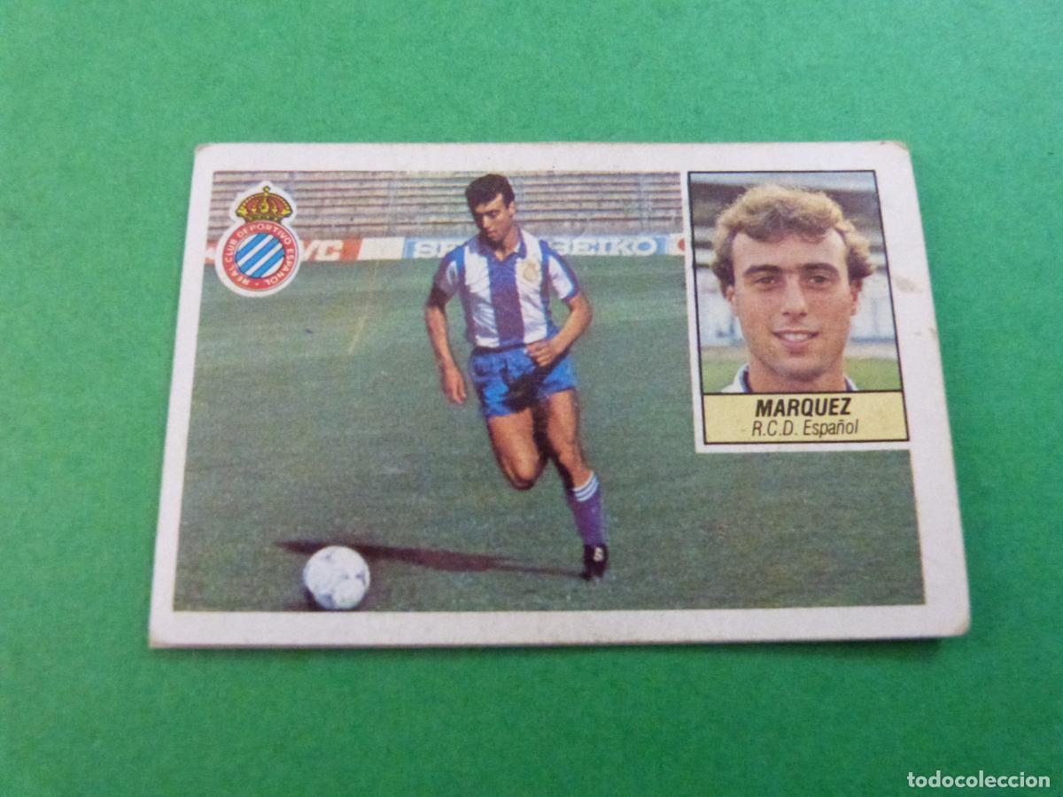 Cromos de Futebol: CROMO FUTBOL MARQUEZ OREJUELA II R.C.D. ESPA&Ntilde;OL-ESPANYOL DESPEGADO*** LIGA ESTE 1984-1985/84-85