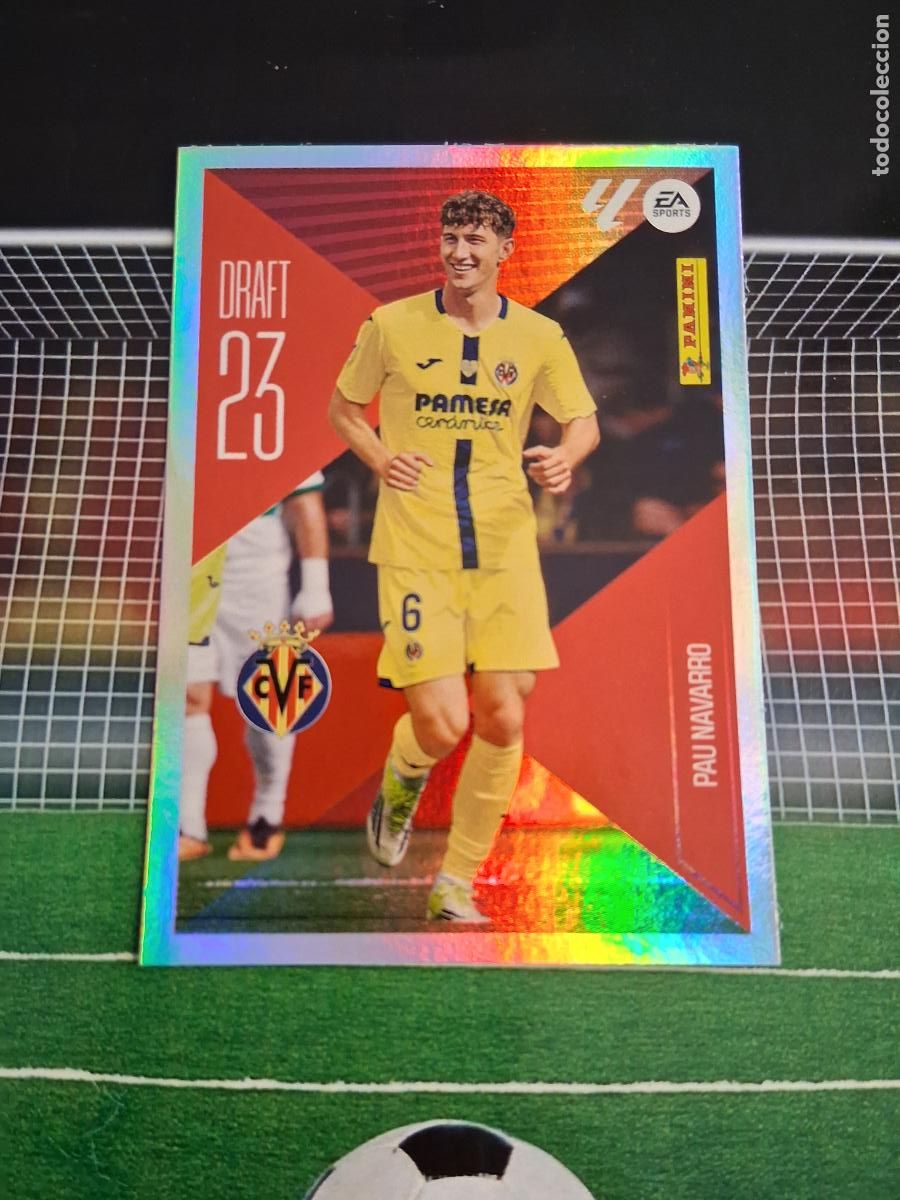 Figurine di Calcio: 18 PAU NAVARRO VILLARREAL DRAFT 23 LIGA FUTBOL EDICIONES ESTE PANINI 2026 2027 26 27