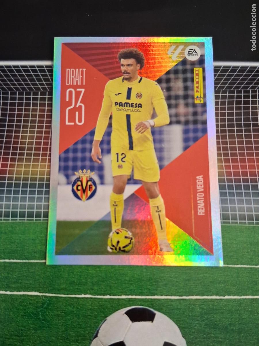 Figurine di Calcio: 20 RENATO VEIGA VILLARREAL DRAFT 23 LIGA FUTBOL EDICIONES ESTE PANINI 2026 2027 26 27