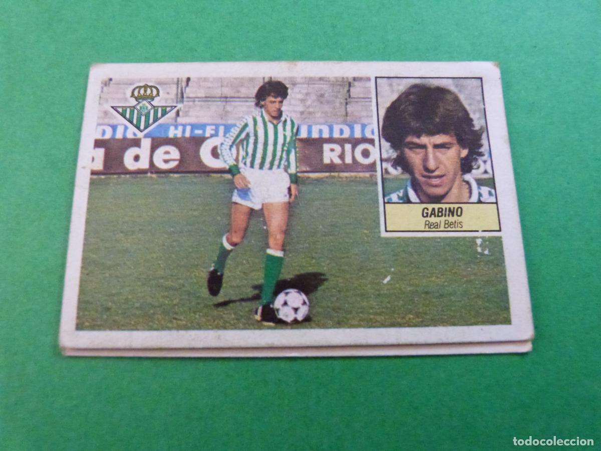 Figurine di Calcio: CROMO FUTBOL GABINO SUAREZ REAL BETIS DESPEGADO*** LIGA ESTE 1984-1985/84-85