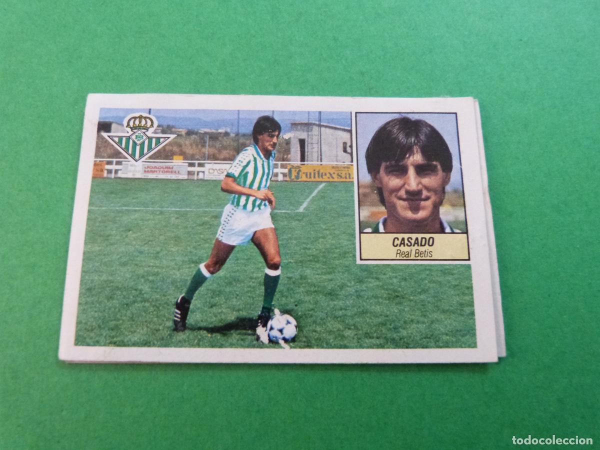 Fu&szlig;ball-Sticker: CROMO FUTBOL CASADO ORTEGA REAL BETIS DESPEGADO*** LIGA ESTE 1984-1985/84-85