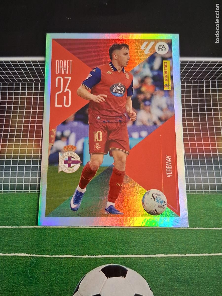 Cartes &agrave; collectionner de Football: 23 YEREMAY DEPORTIVO CORU&Ntilde;A DRAFT 23 LIGA FUTBOL EDICIONES ESTE PANINI 2026 2027 26 27