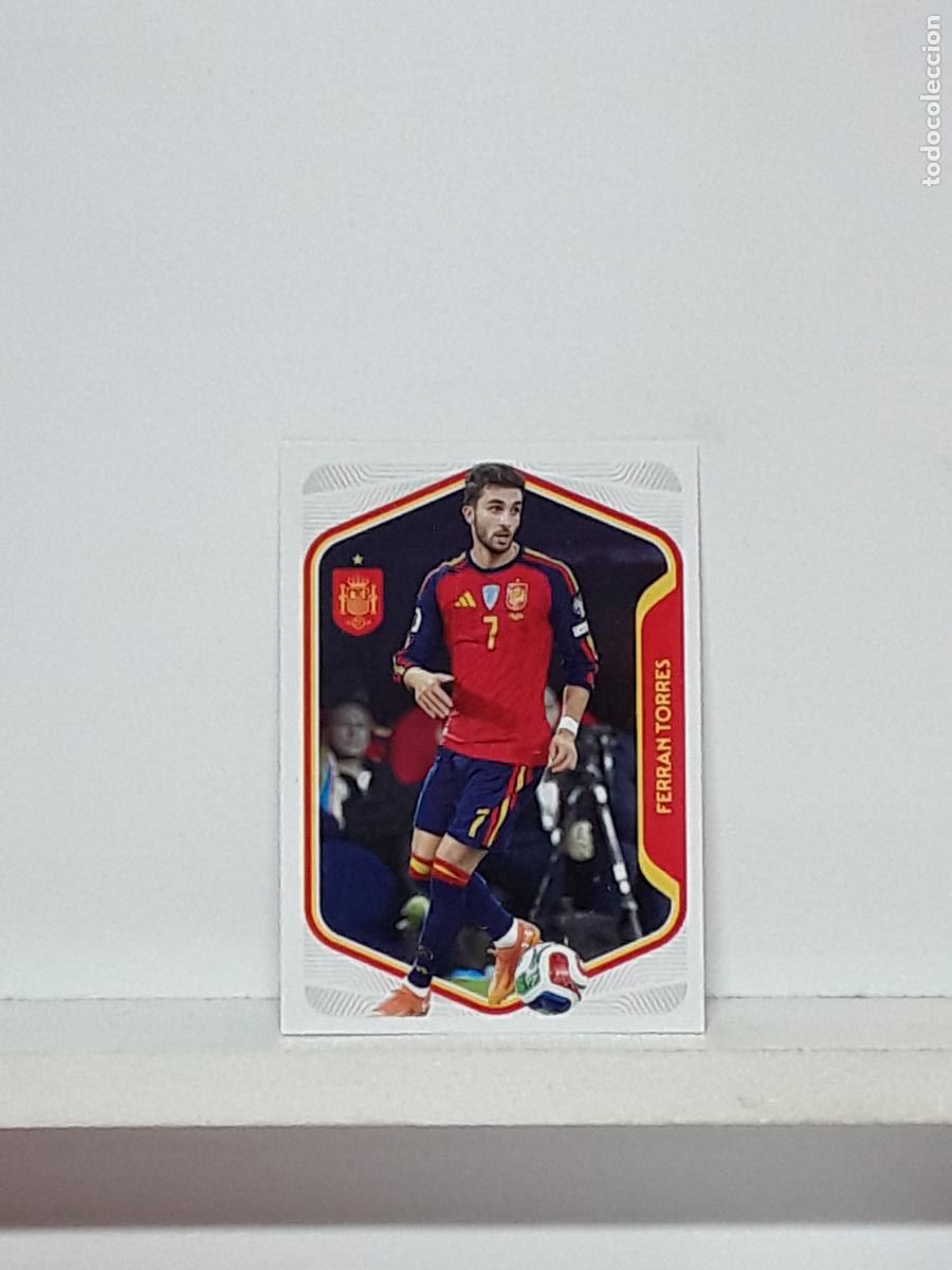 Cartes &agrave; collectionner de Football: MUNDIAL 2026 EEUU CANADA MEXICO CARREFOUR SELECCION ESPA&Ntilde;OLA ALBUM PANINI ESPA&Ntilde;A N 54 FERRAN TORRES