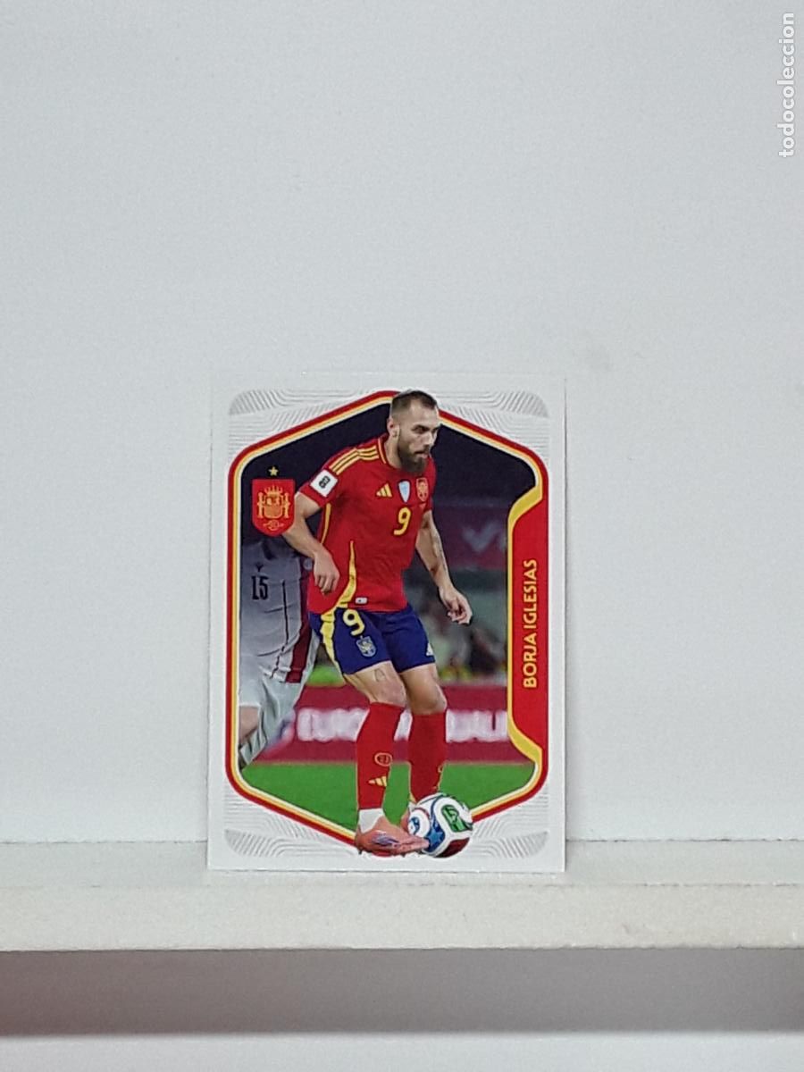Cartes &agrave; collectionner de Football: MUNDIAL 2026 EEUU CANADA MEXICO CARREFOUR SELECCION ESPA&Ntilde;OLA ALBUM PANINI ESPA&Ntilde;A N 56 BORJA IGLESIAS