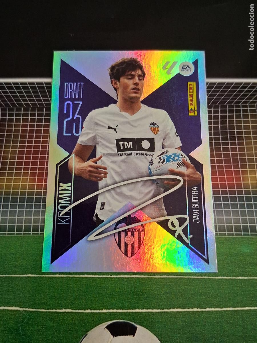 Cromos de Futebol: K12 JAVI GUERRA VALENCIA DRAFT 23 KROMIX LIGA FUTBOL EDICIONES ESTE PANINI 2026 2027 26 27