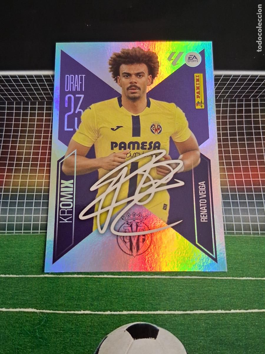 Cromos de Futebol: K20 RENATO VEIGA VILLARREAL DRAFT 23 KROMIX LIGA FUTBOL EDICIONES ESTE PANINI 2026 2027 26 27