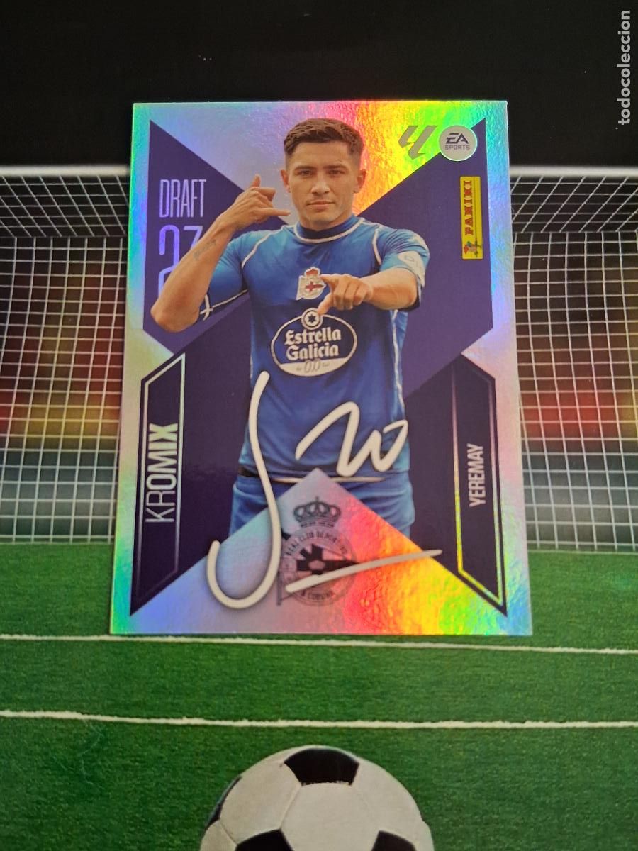 Football Stickers: K23 YEREMAY DEPORTIVO DE LA CORU&Ntilde;A DRAFT 23 KROMIX LIGA FUTBOL EDICIONES ESTE PANINI 2026 2027 26 27