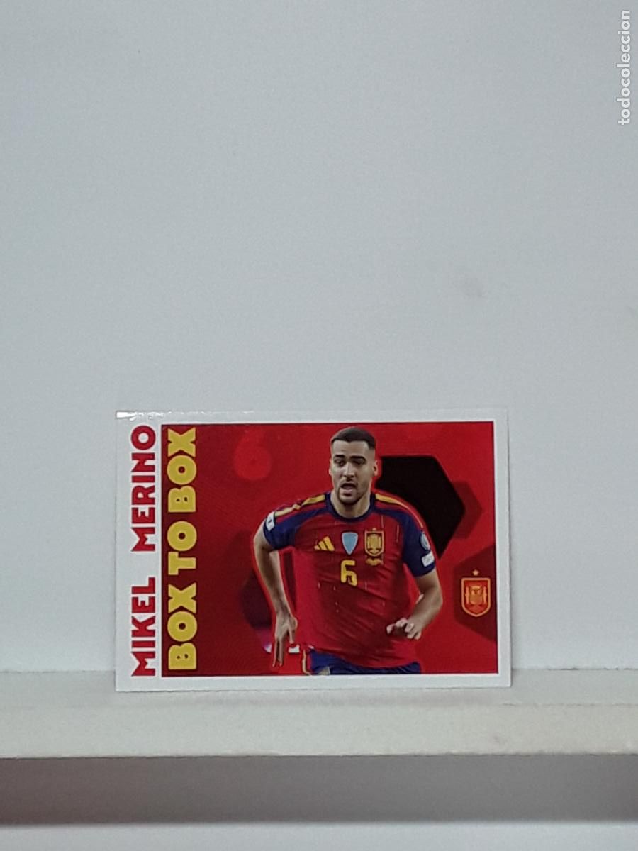 Cromos de f&uacute;tbol: MUNDIAL 2026 EEUU CANADA MEXICO CARREFOUR SELECCION ESPA&Ntilde;OLA ALBUM PANINI ESPA&Ntilde;A N 70 MIKEL MERINO
