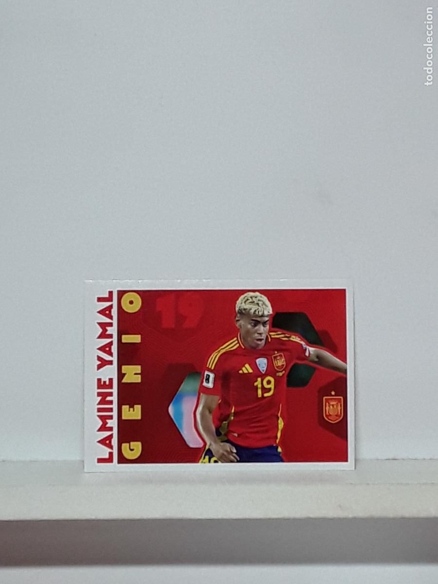 Cromos de f&uacute;tbol: MUNDIAL 2026 EEUU CANADA MEXICO CARREFOUR SELECCION ESPA&Ntilde;OLA ALBUM PANINI ESPA&Ntilde;A N 71 LAMINE YAMAL