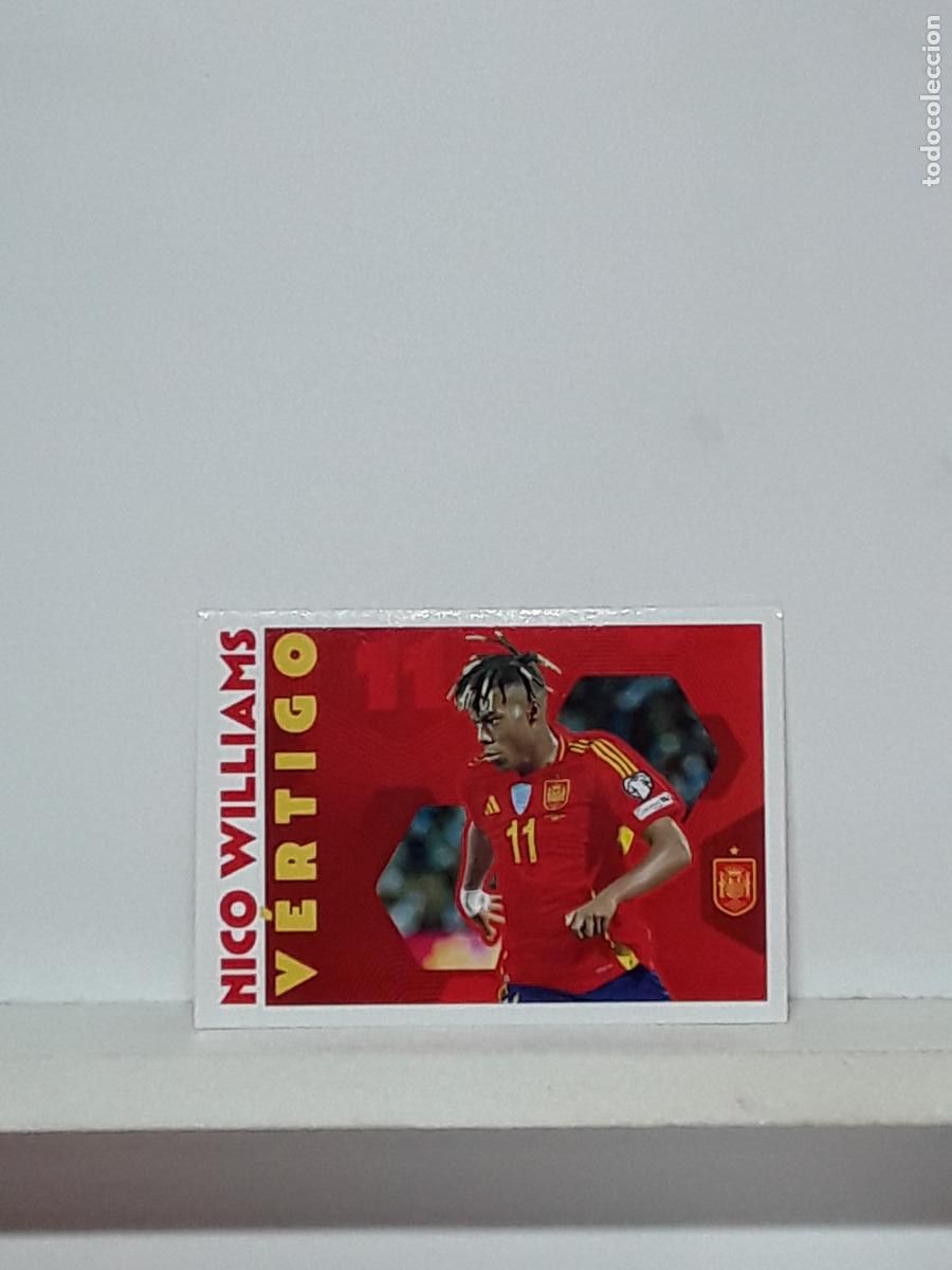 Cromos de f&uacute;tbol: MUNDIAL 2026 EEUU CANADA MEXICO CARREFOUR SELECCION ESPA&Ntilde;OLA ALBUM PANINI ESPA&Ntilde;A N 72 NICO WILLIAMS