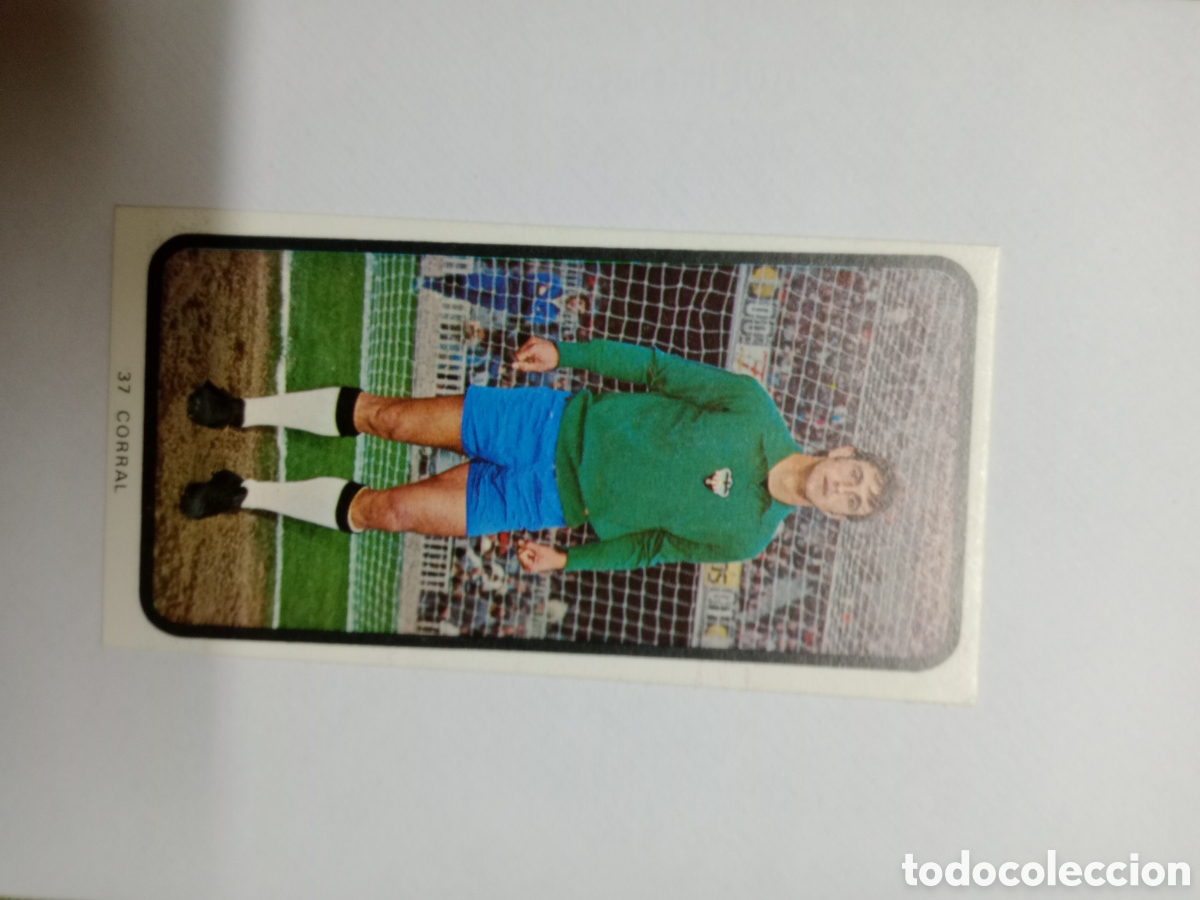 Figurine di Calcio: 74 1973-1974 RUIZ ROMERO CROMO DESPEGADO EN BUEN ESTADO CORRAL 37