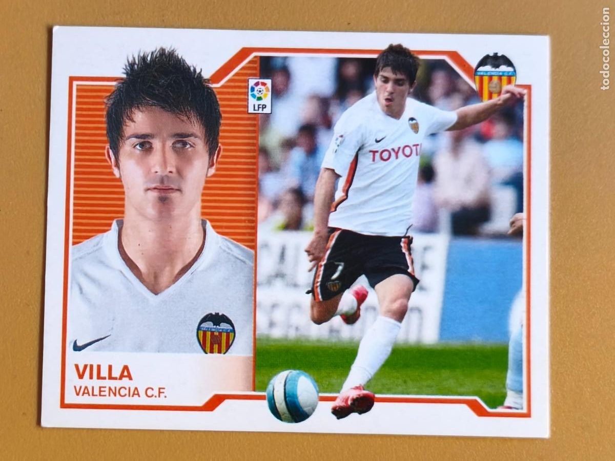 Cartes &agrave; collectionner de Football: villa, liga 2007 08 valencia