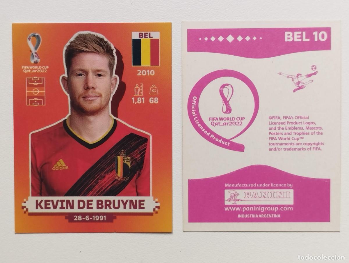 Cartes &agrave; collectionner de Football: CROMO STICKER EDICION PANINI ARGENTINA MUNDIAL QATAR 2022 KEVIN DE BRUYNE BEL10 BEL 10 BELGICA