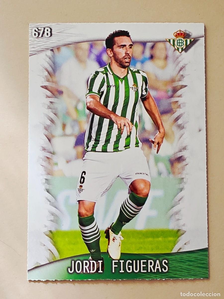 Cromos de f&uacute;tbol: 678 Jordi Figueras, Real Betis, Mundicromo Sport Fichas Platinum Liga &Uacute;ltima Hora 2013 2014 13 14