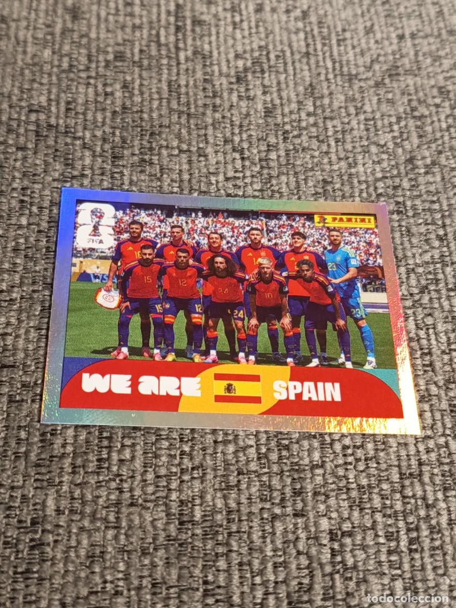 Cromos de f&uacute;tbol: Mundial 2026 sticker ALINEACI&Oacute;N ESPA&Ntilde;A ESP 13 BIS 13BIS de la revista jugon nuevo