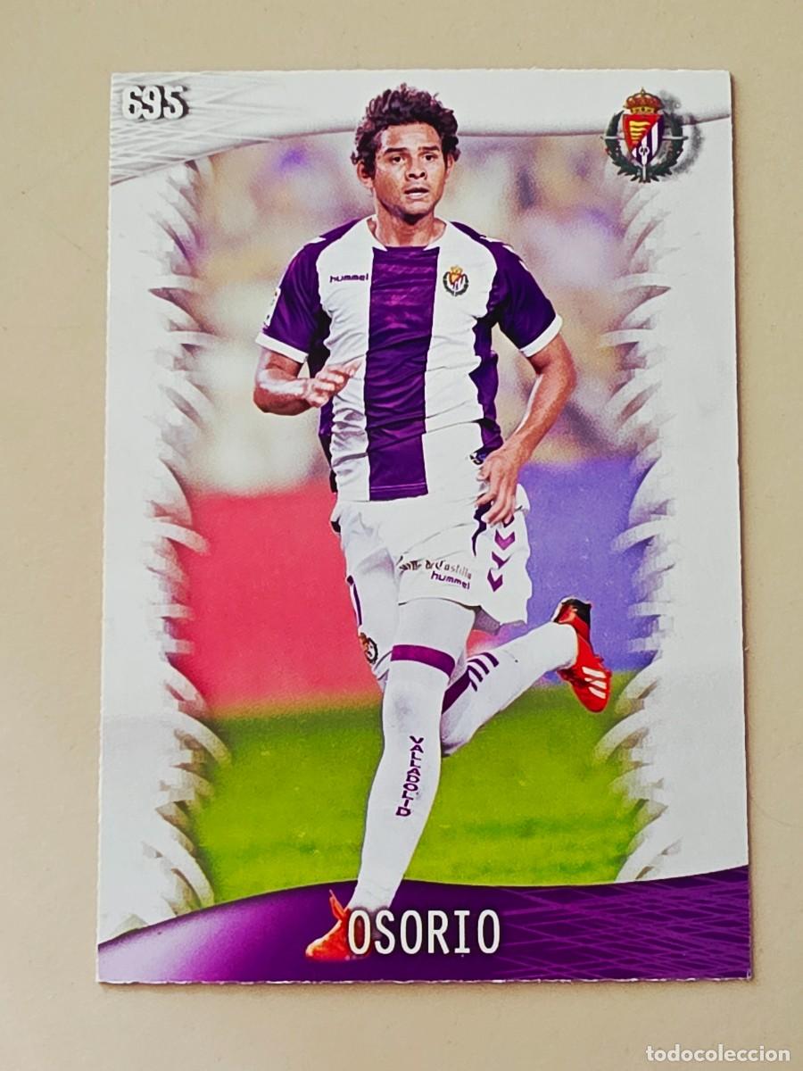 Football Stickers: 695 Humberto Osorio, Real Valladolid, Mundicromo Sport Fichas Platinum Liga &Uacute;ltima Hora 2013 2014