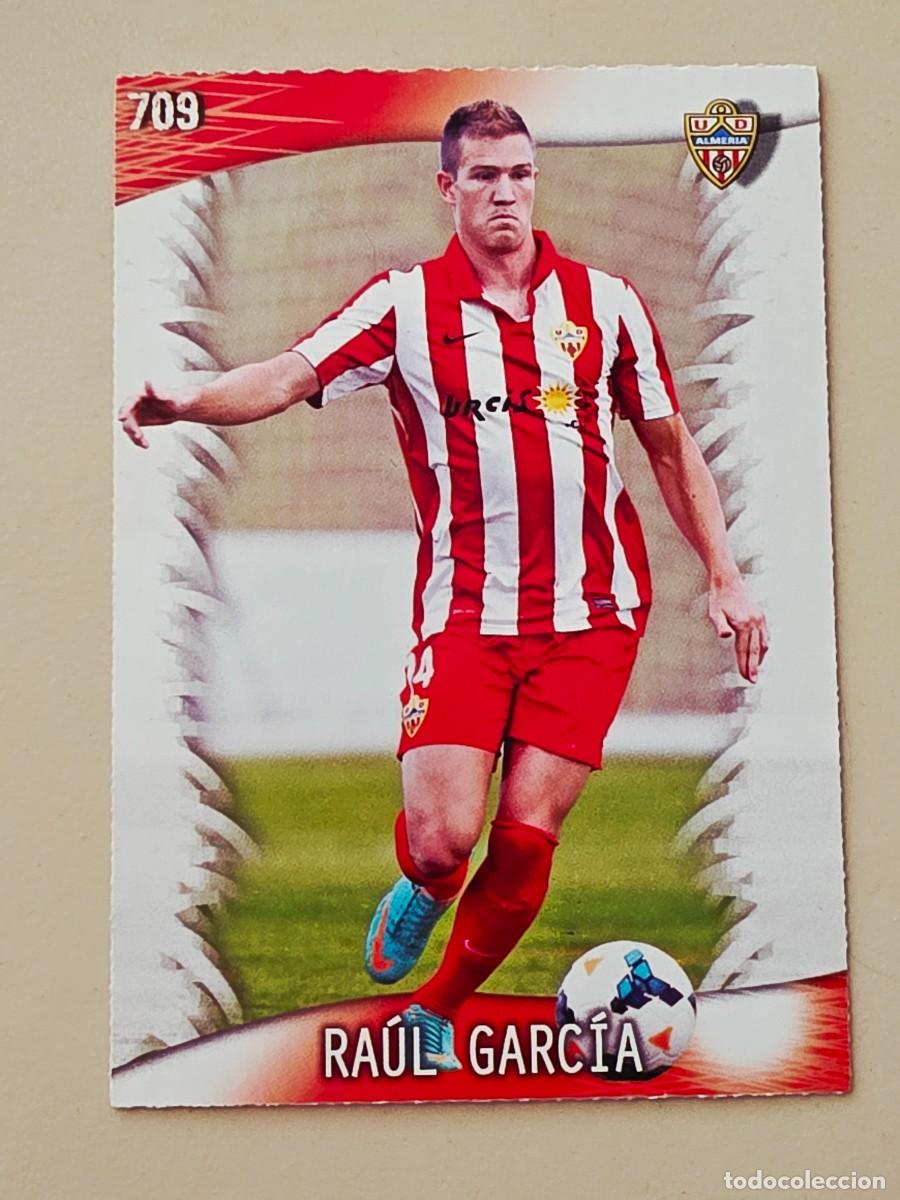 Cromos de Futebol: 709 Ra&uacute;l Garc&iacute;a Carnero Almer&iacute;a UD Mundicromo Sport Fichas Platinum Liga &Uacute;ltima Hora 2013 2014 13 14