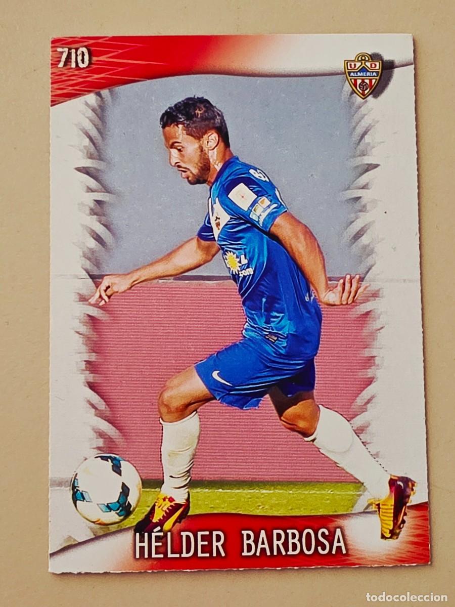 Cromos de Futebol: 710 H&eacute;lder Barbosa, Almer&iacute;a UD, Mundicromo Sport Fichas Platinum Liga &Uacute;ltima Hora 2013 2014 13 14