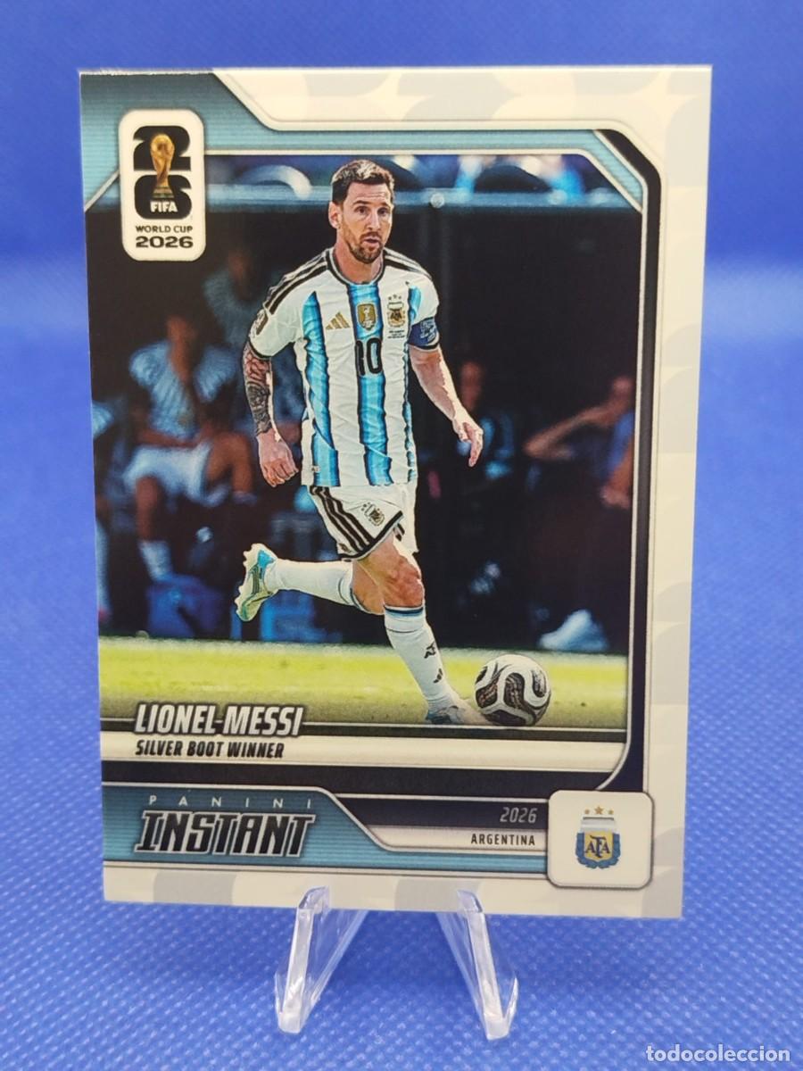 Football Stickers: #254 LIONEL MESSI ARGENTINA 2026 PANINI INSTANT FIFA WORLD CUP &rdquo;2026 SILVER BOOT WINNER&rdquo; 1/13556