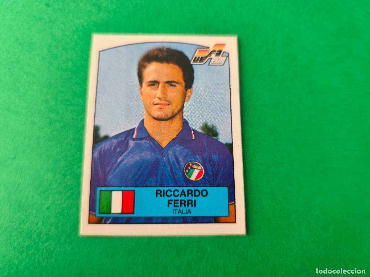 Figurine di Calcio: CROMO FUTBOL FERRI ITALIA RECORTADO N&ordm; 85 EUROCOPA EURO ALEMANIA 88 PANINI