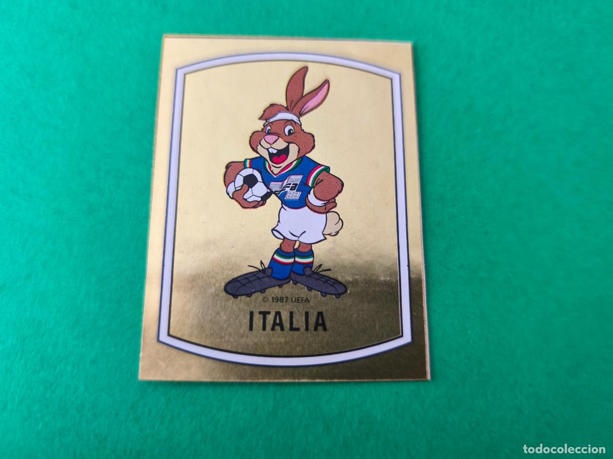 Cartes &agrave; collectionner de Football: CROMO FUTBOL MASCOTA ITALIA RECORTADO N&ordm; 76 EUROCOPA EURO ALEMANIA 88 PANINI