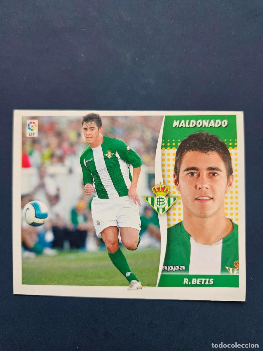 Figurine di Calcio: MALDONADO BETIS COLOCA LIGA ESTE 06 07 2006 2007 SIN PEGAR NUNCA PEGADO