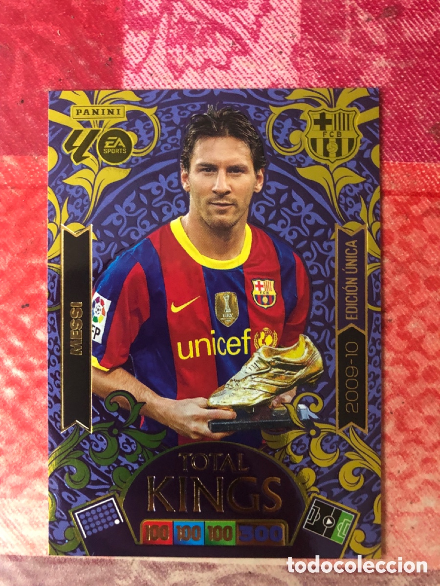 Figurine di Calcio: MESSI TOTAL KINGS EDICI&Oacute;N &Uacute;NICA 2009 2010 ADRENALYN 2025 2026