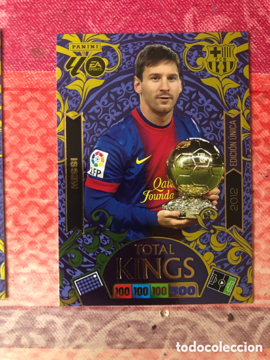 Cartes &agrave; collectionner de Football: MESSI TOTAL KINGS EDICI&Oacute;N &Uacute;NICA 2012 ADRENALYN 2025 2026