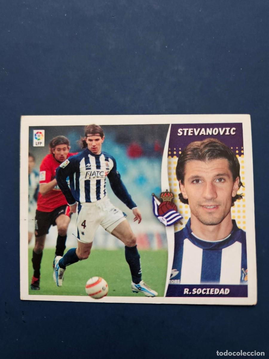 Cartes &agrave; collectionner de Football: STEVANOVIC REAL SOCIEDAD LIGA ESTE 06 07 2006 2007 SIN PEGAR NUNCA PEGADO