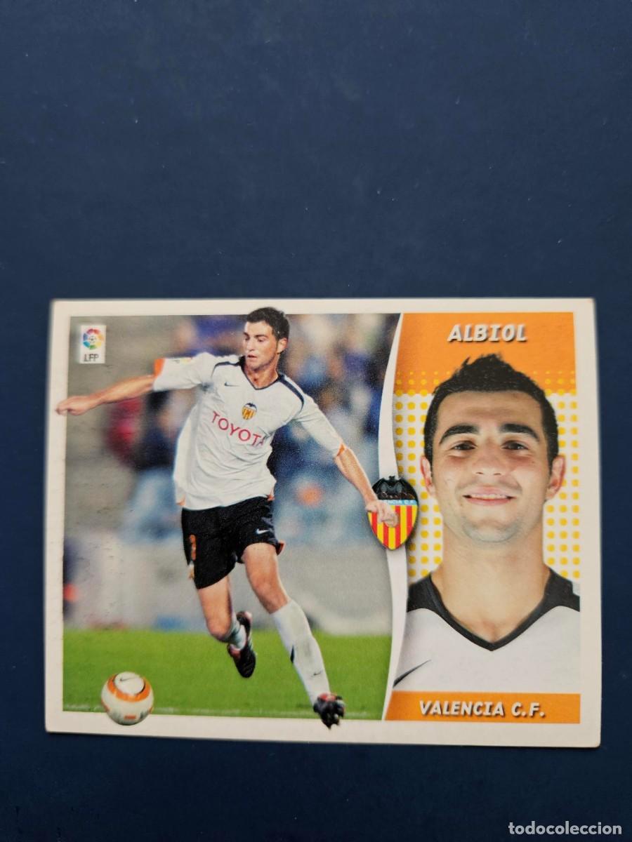 Cartes &agrave; collectionner de Football: ALBIOL VALENCIA LIGA ESTE 06 07 2006 2007 SIN PEGAR NUNCA PEGADO