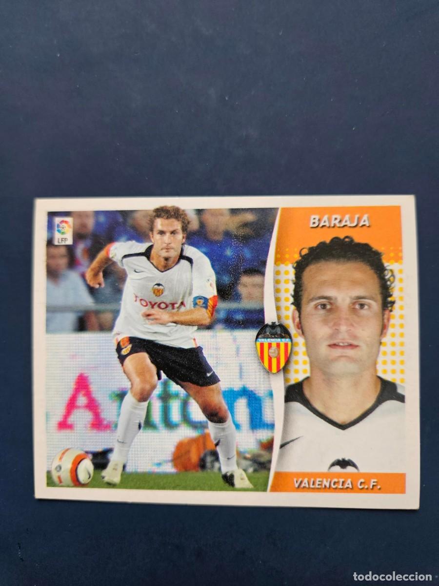 Figurine di Calcio: BARAJA VALENCIA LIGA ESTE 06 07 2006 2007 SIN PEGAR NUNCA PEGADO