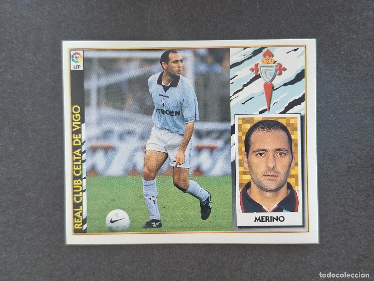 Figurine di Calcio: L4 MERINO CELTA DE VIGO LIGA ESTE 1997 1998 97 98 NUNCA PEGADO SIN PEGAR