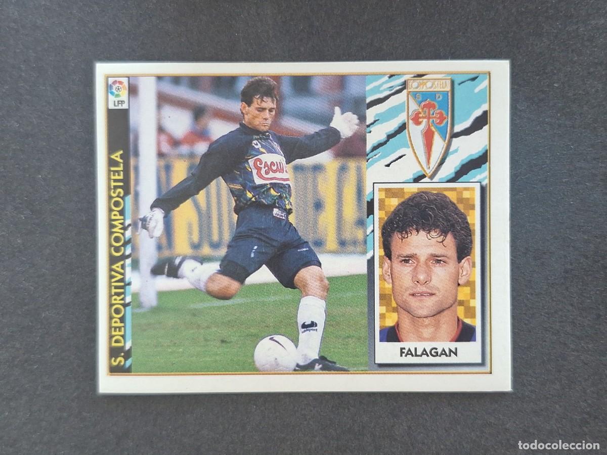 Cromos de Futebol: L4 FALAGAN S. D. COMPOSTELA LIGA ESTE 1997 1998 97 98 NUNCA PEGADO SIN PEGAR