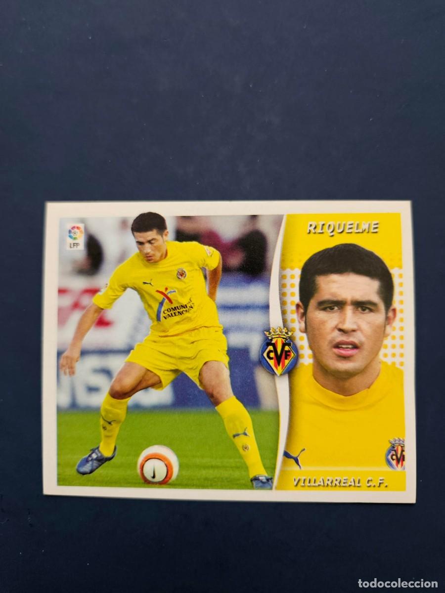 Cromos de Futebol: RIQUELME VILLARREAL LIGA ESTE 06 07 2006 2007 SIN PEGAR NUNCA PEGADO