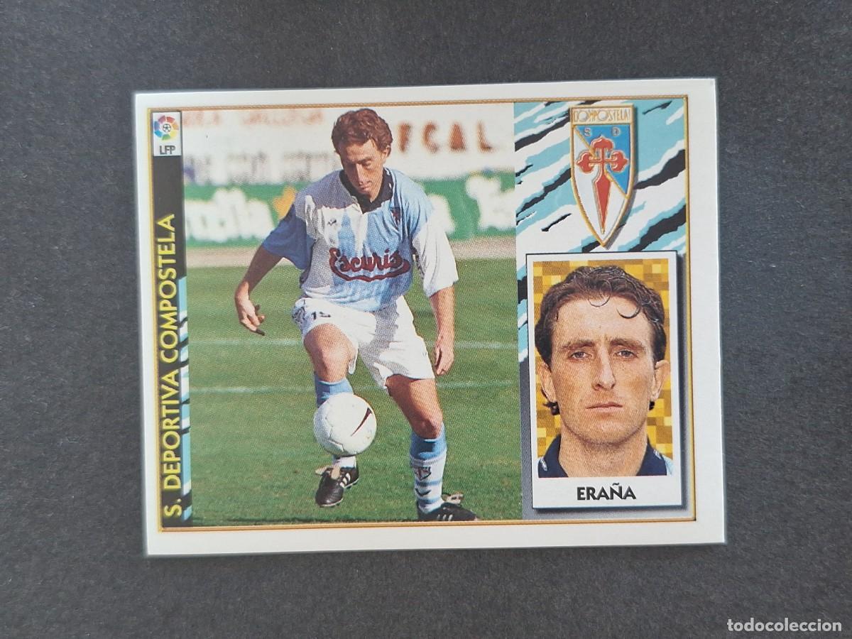Cromos de Futebol: L4 ERA&Ntilde;A S. D. COMPOSTELA LIGA ESTE 1997 1998 97 98 NUNCA PEGADO SIN PEGAR