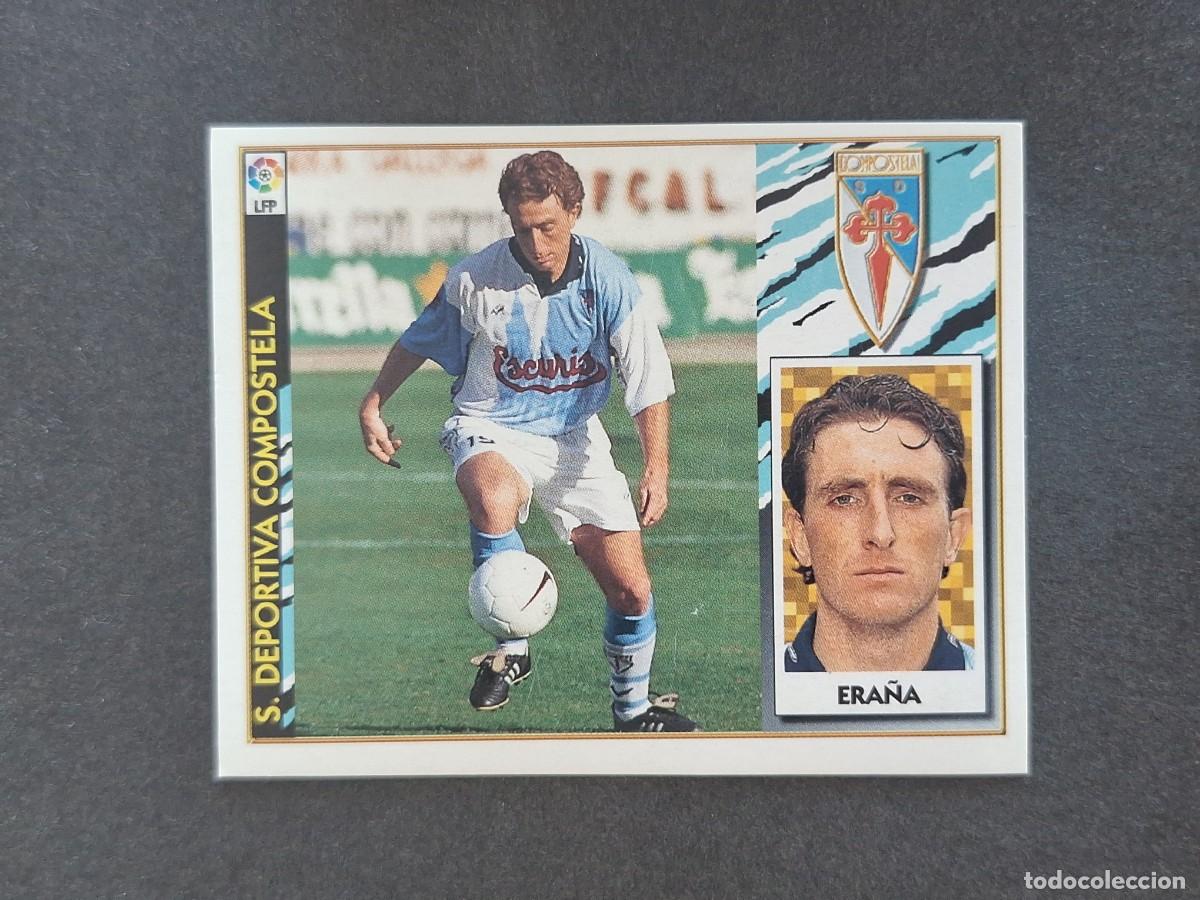 Cromos de Futebol: L4 ERA&Ntilde;A S. D. COMPOSTELA LIGA ESTE 1997 1998 97 98 NUNCA PEGADO SIN PEGAR