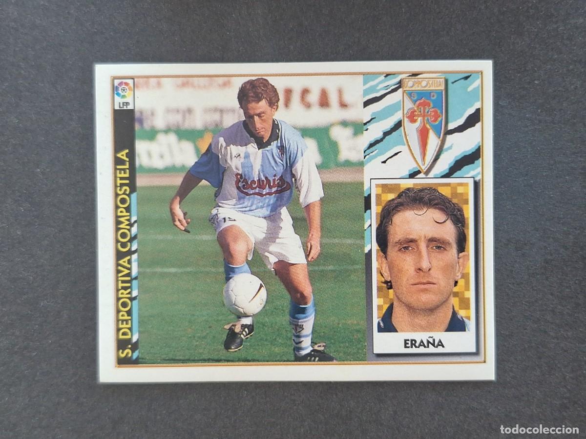 Cromos de Futebol: L4 ERA&Ntilde;A S. D. COMPOSTELA LIGA ESTE 1997 1998 97 98 NUNCA PEGADO SIN PEGAR