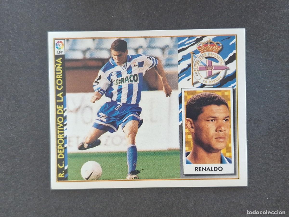 Cromos de Futebol: L4 RENALDO DEPORTIVO DE LA CORU&Ntilde;A LIGA ESTE 1997 1998 97 98 NUNCA PEGADO SIN PEGAR